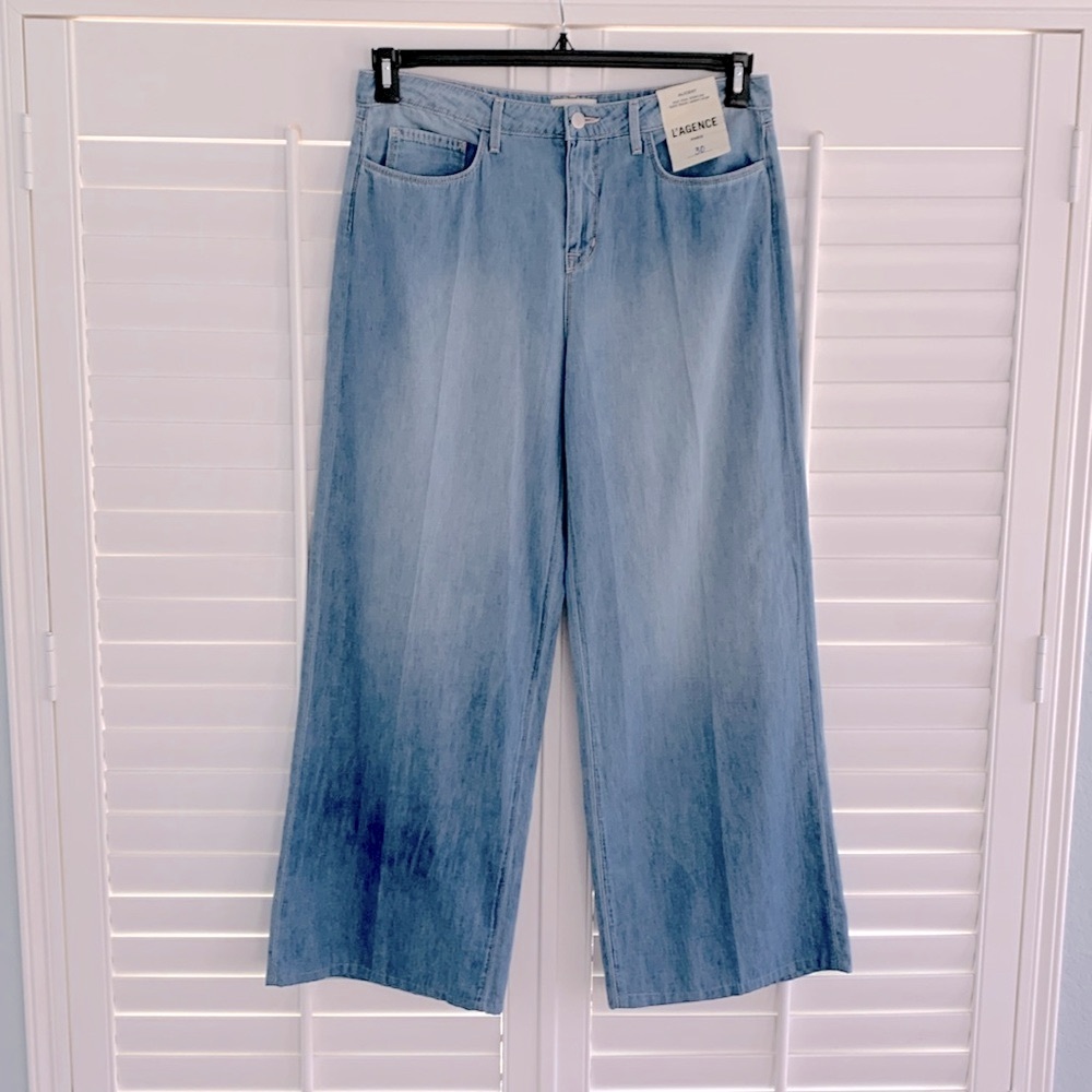 L’Agence Alicent High Rise Wide Leg NWT - Picture 5 of 15